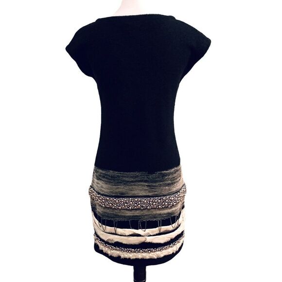 Diane Von Furstenberg Wool And Silk Runway Dress, Size S - Picture 3 of 8